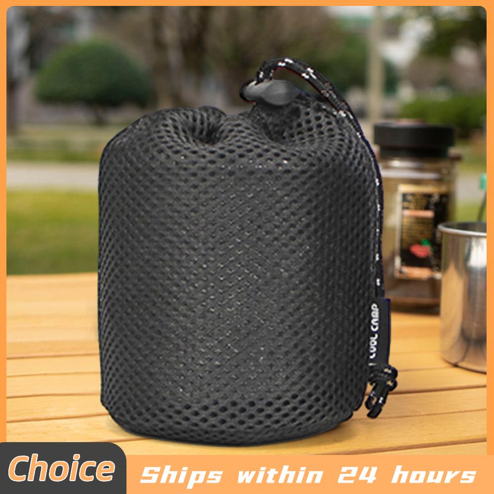 Camping Cooking Gear - Set da Esterno con Borsa Portaoggetti,