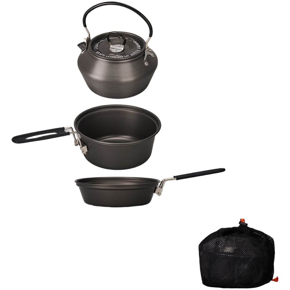 Camping Cooking Gear - Set di pentole da campeggio in