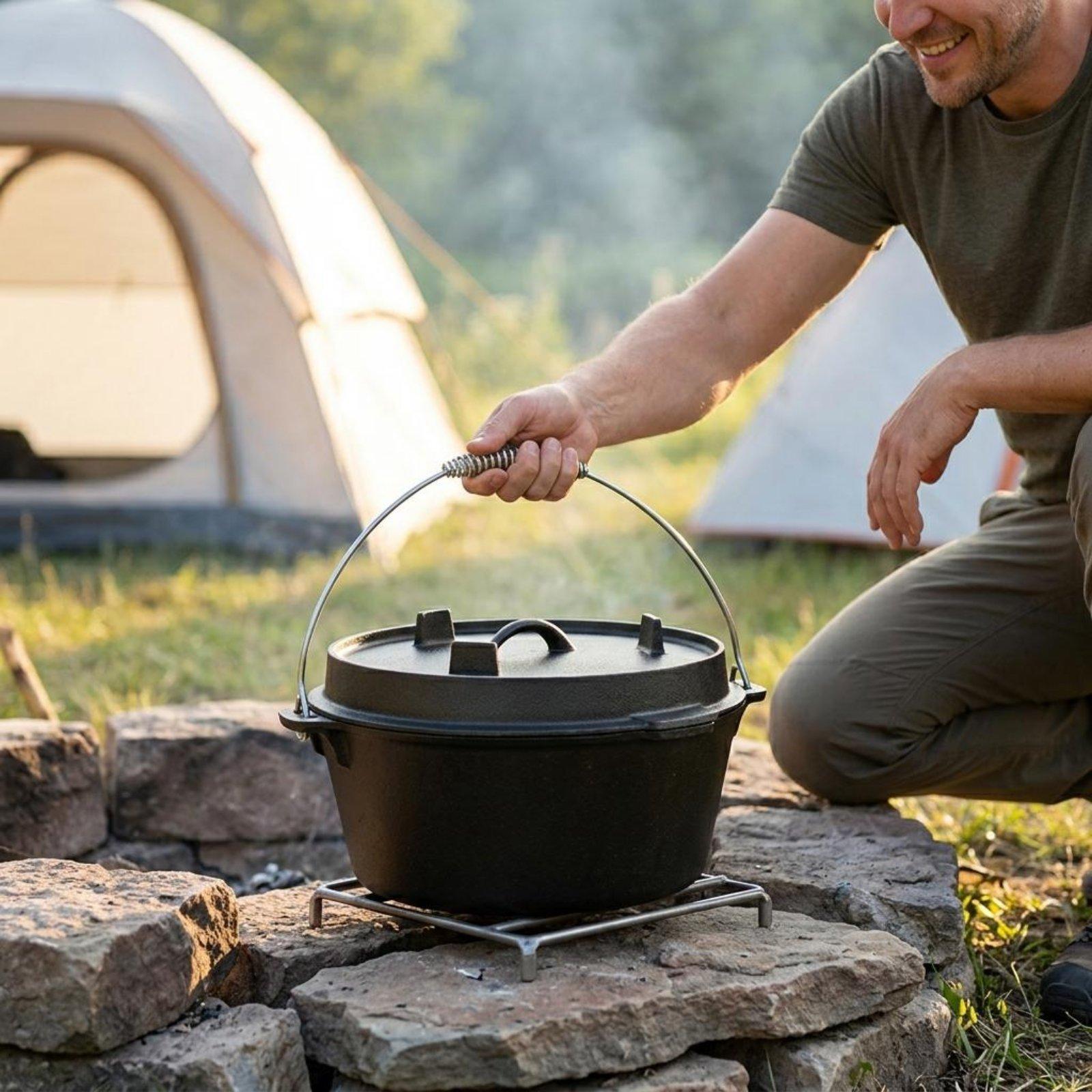 Camp Dutch Oven Cast - Forno Olandese in Ghisa per Esterni,