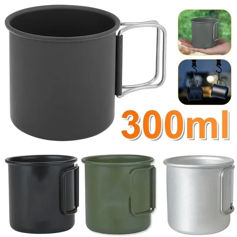 Camping Cooking Set Lightweight - Nuova Tazza Pieghevole in Lega di