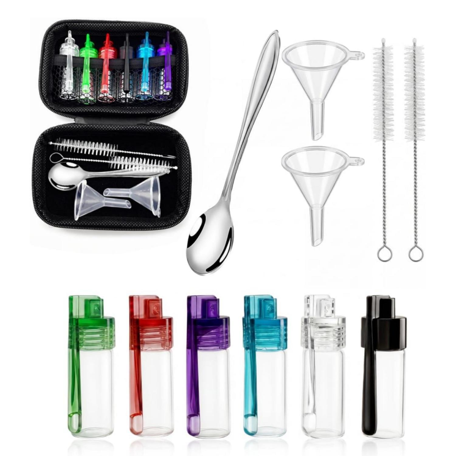 Camping Cooking Kit Box - Set di 6 Contenitori per Spezie