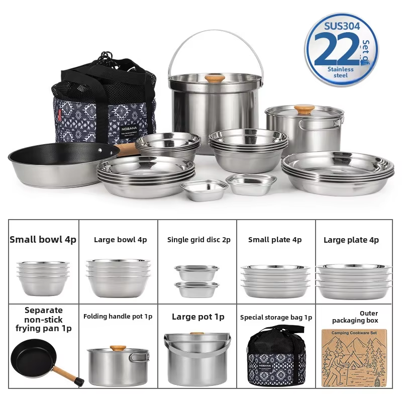 Camping Cooking Kettle - NOBANA Il più nuovo set di