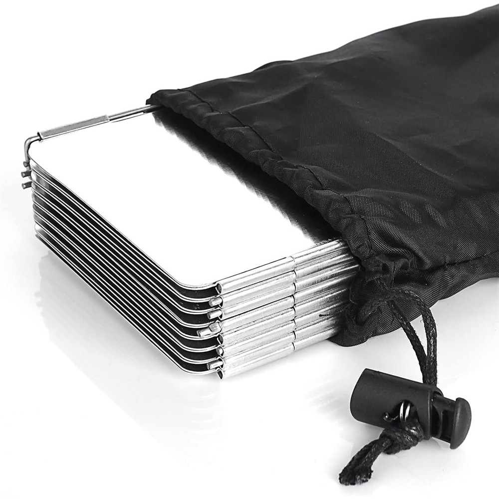 Camping Cooking Set Lightweight - Paravento Leggero Pieghevole per Fornello da