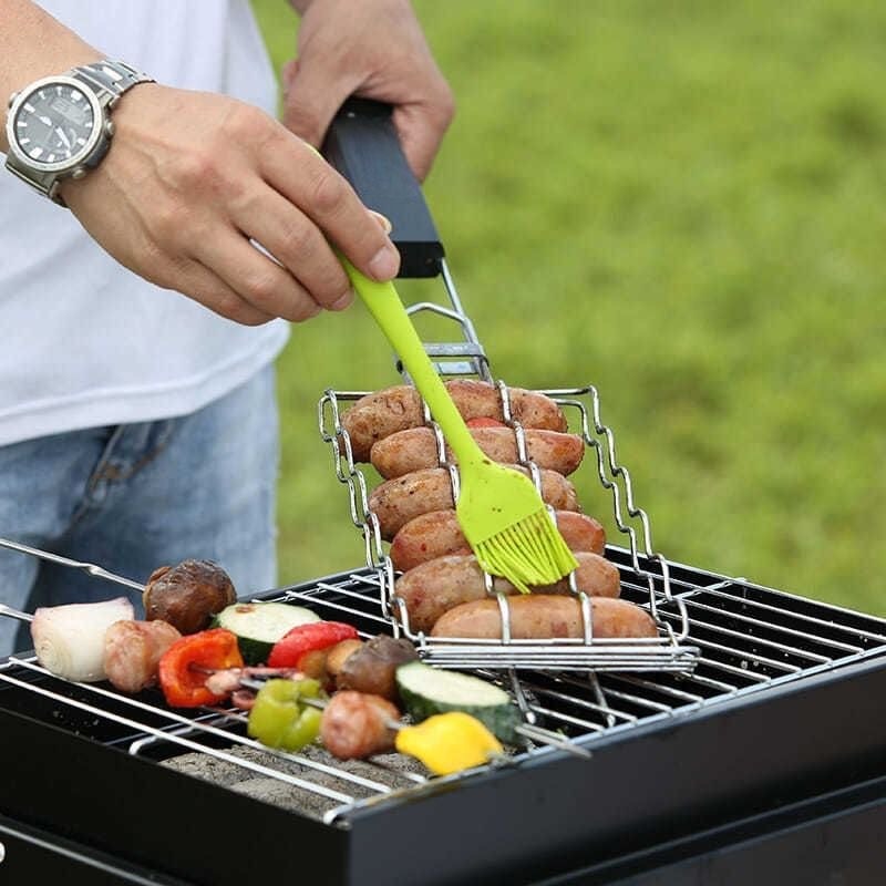 Camping Cooking Lightweight - Griglia per barbecue da campeggio portatile