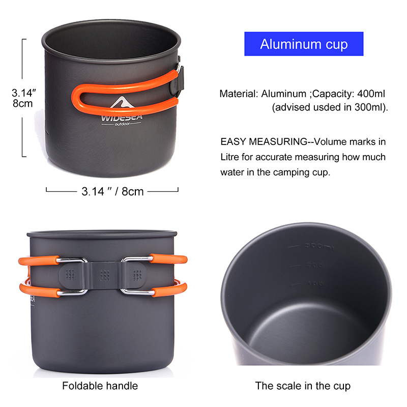 Widesea Camping Pentole ultral - Camping Cooking Kit Box recensione e prezzo