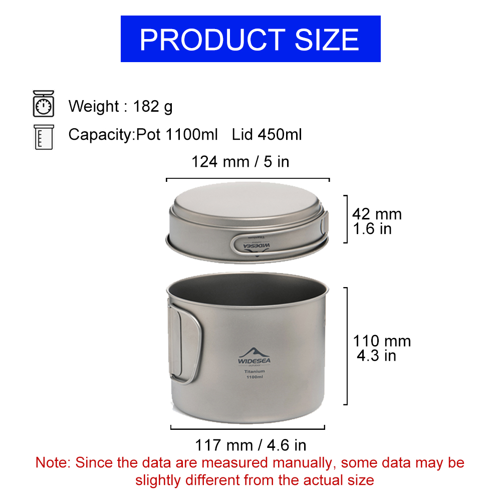 Widesea Pentola da campeggio u - Camping Cooking Mug recensione e prezzo