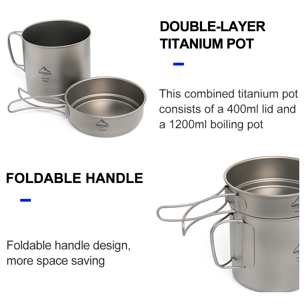 Widesea Pentola da campeggio u - Camping Cooking Mug recensione e prezzo