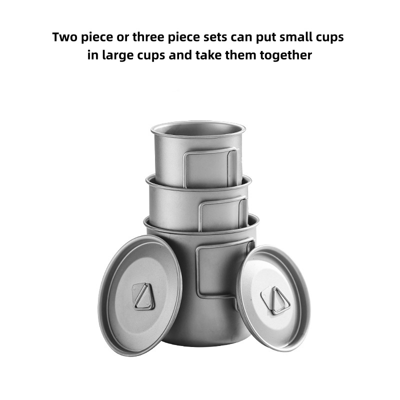Tazza da campeggio in titanio  - Camping Cooking Tool Set recensione e prezzo
