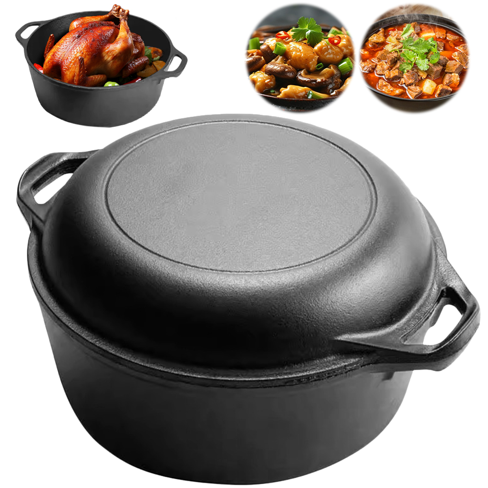 Set di Pentole 2 in 1 in Ghisa - Camp Dutch Oven Cast recensione e prezzo