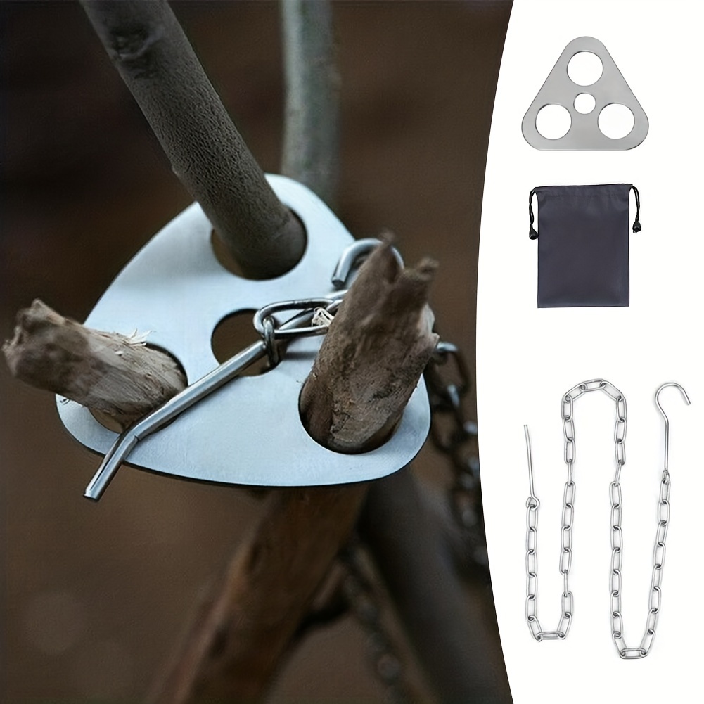 Set di supporti triangolari pe - Camping Cooking Tripod recensione e prezzo