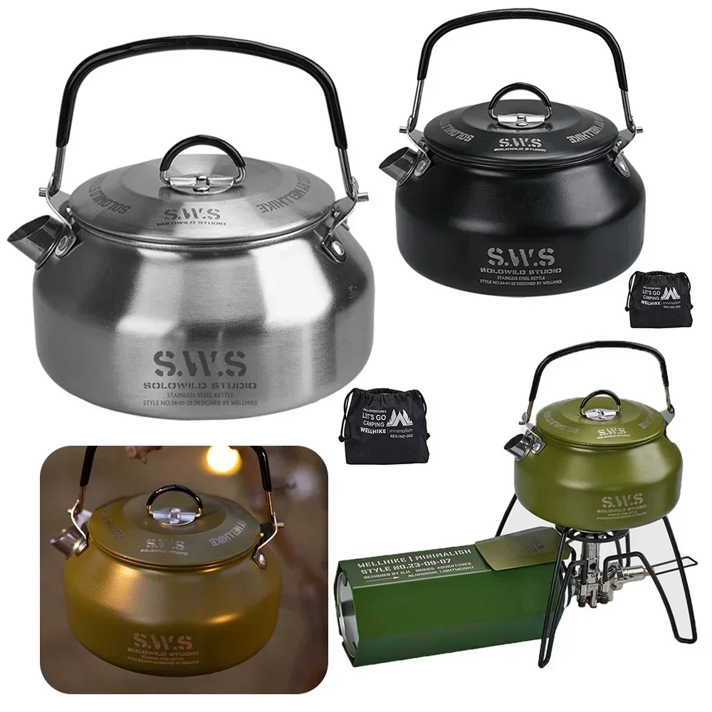 Bollitore in acciaio inossidab - Camping Cooking Kettle recensione e prezzo