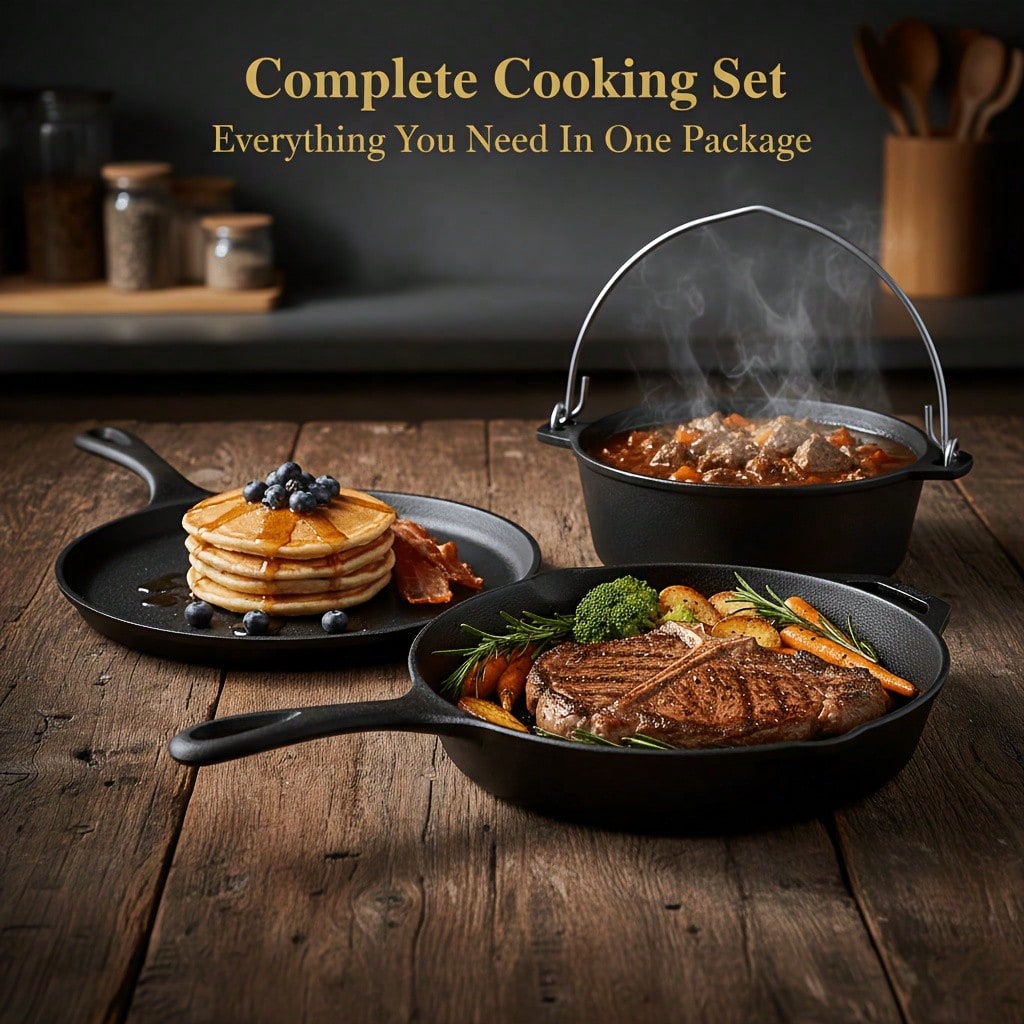 PACILACK Set di Pentole e Pade - Camping Cooking Dutch Oven recensione e prezzo