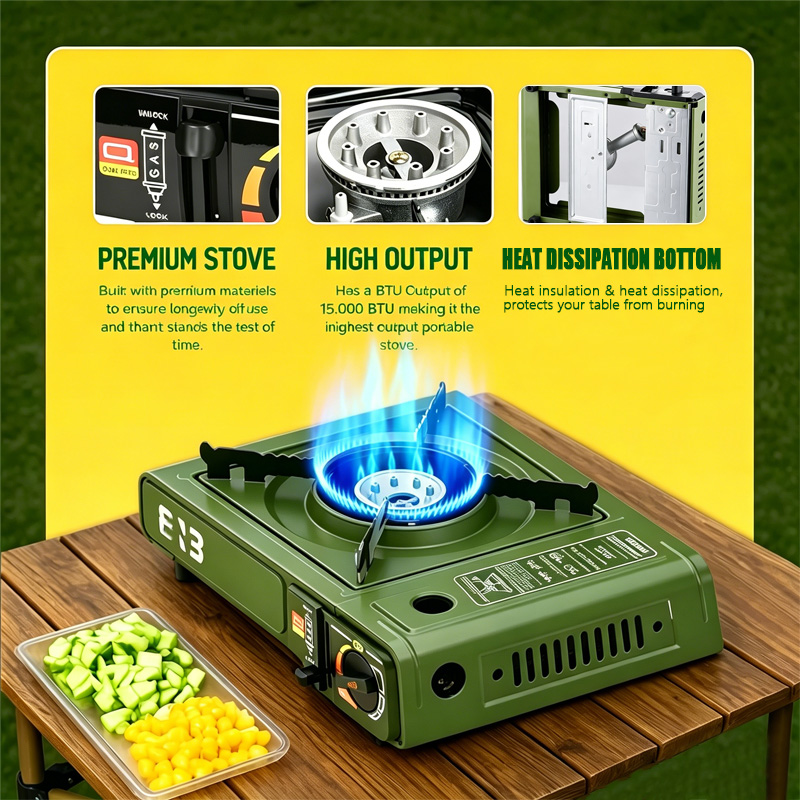 Fornello Portatile a Butano, B - Camping Cooking Kit Box recensione e prezzo