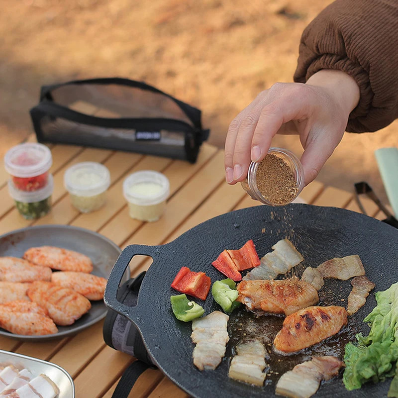 Set di bottiglie per condiment - Camping Cooking Kit Box recensione e prezzo