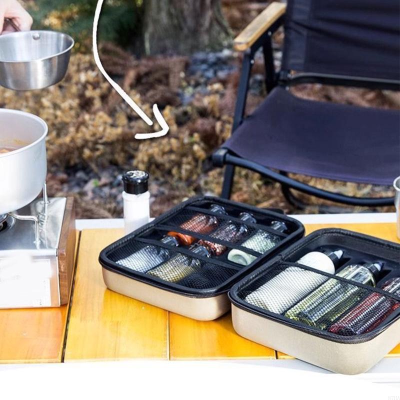 Set bottiglie per condimenti d - Camping Cooking Kit Box recensione e prezzo