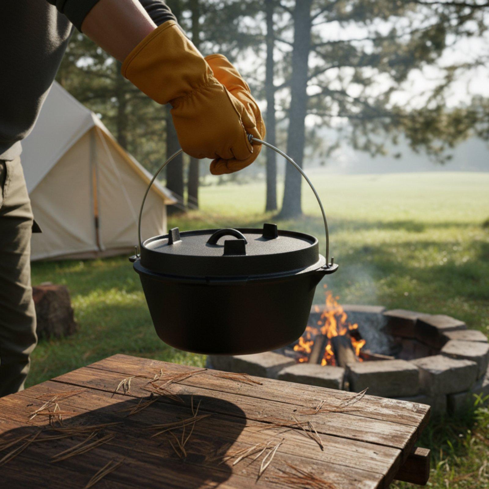 Pentola da campeggio in ghisa  - Camping Cooking Dutch Oven recensione e prezzo
