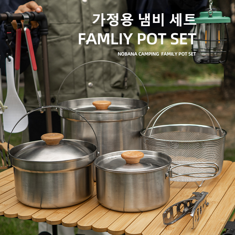 NOBANA Il più nuovo set di pen - Camping Cooking Kettle recensione e prezzo
