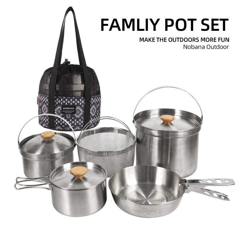 NOBANA Il più nuovo set di pen - Camping Cooking Kettle recensione e prezzo