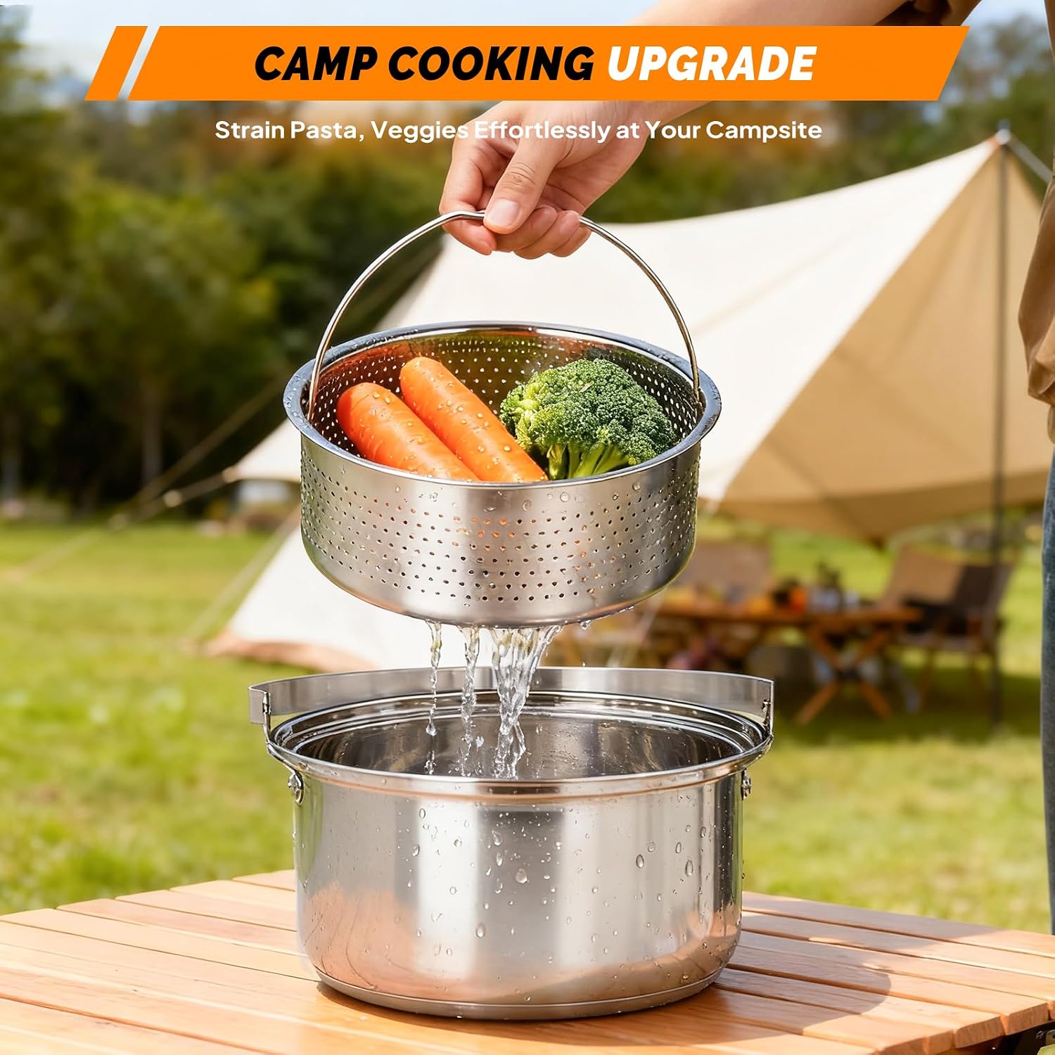 Set di 6 utensili da cucina, p - Camping Cooking Set Lightweight recensione e prezzo