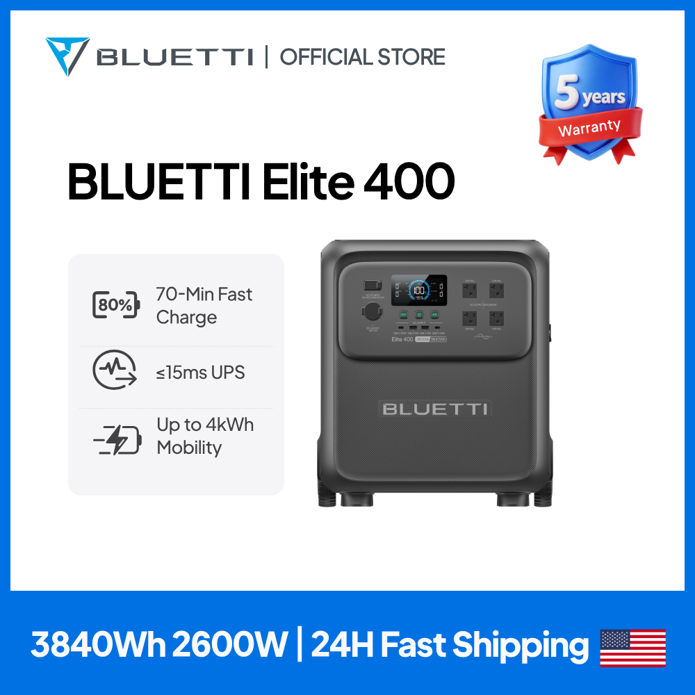 BLUETTI Elite 400 2600W 3840Wh - Camping Cooking Can recensione e prezzo