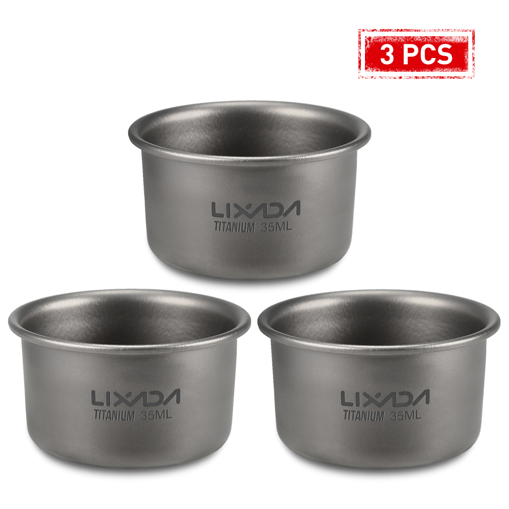 1/3 pz Lixada 35ml Mini tazza  - Camping Cooking Mug recensione e prezzo