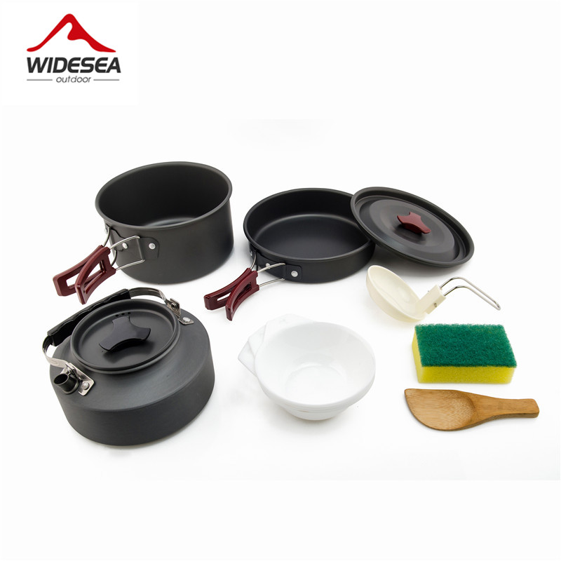 Widesea Set di pentole da camp - Camping Cooking Kit Box recensione e prezzo