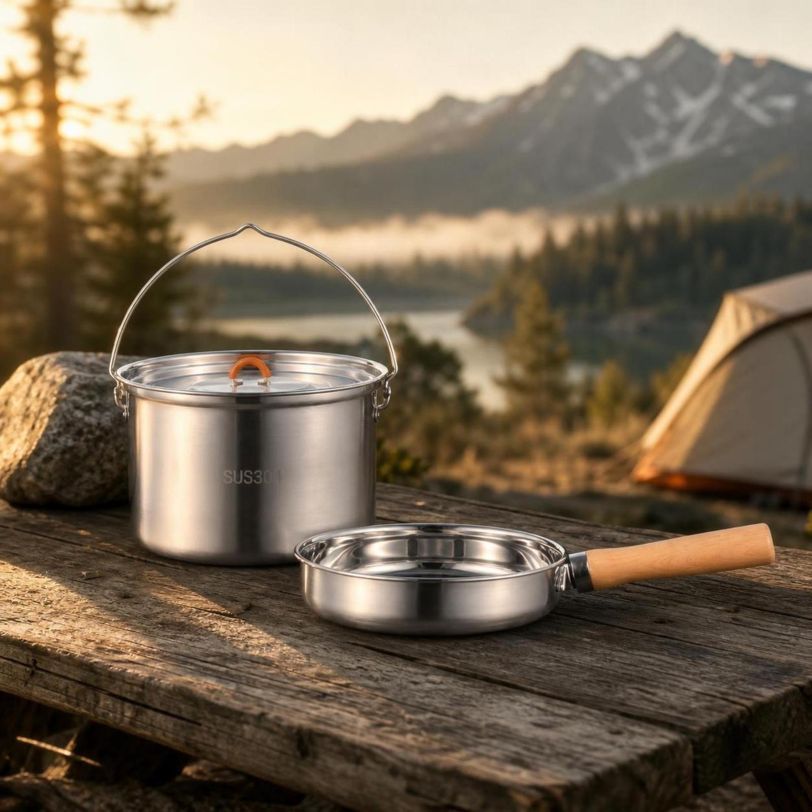 Bollitore da campeggio per uso - Camping Cooking Kettle recensione e prezzo
