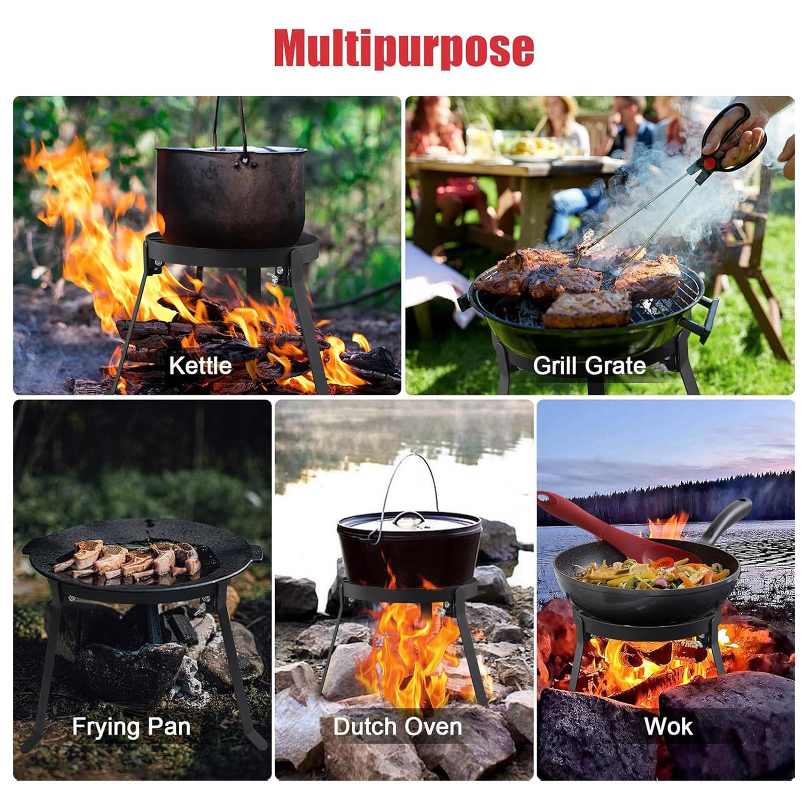 Treppiede Pieghevole in Ferro  - Camping Cooking Rack recensione e prezzo