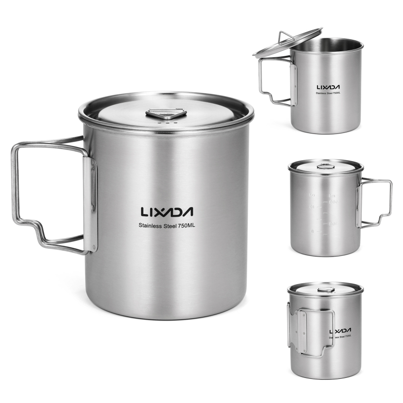 Lixada tazza da 750ml tazza da - Camping Cooking Mug recensione e prezzo