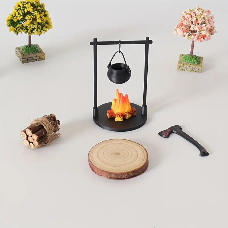 Mini falò sospeso stufa pentol - Camping Cooking Gear recensione e prezzo