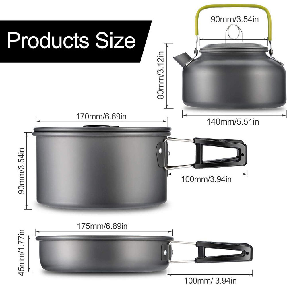 Set di utensili da cucina per  - Camping Cooking Gear recensione e prezzo